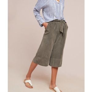 Anthro Cloth and Stone Marcel wide leg culottes